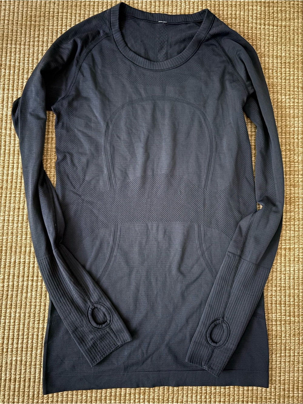 lululemon athletica Navy All It Takes Long-Sleeve Shirt